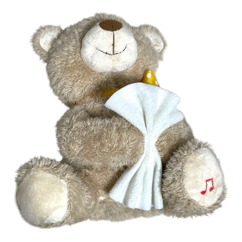 Cuddle Barn Sammie Sniffles Animated Bear Plush Talking Sneezing Achoo 10” WORKS - Picture 6 of 15